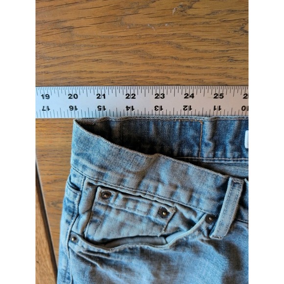 Express Quince Jeans Mens 31x30 100% Cotton Relaxed Straight Fit Denim - Picture 5 of 9